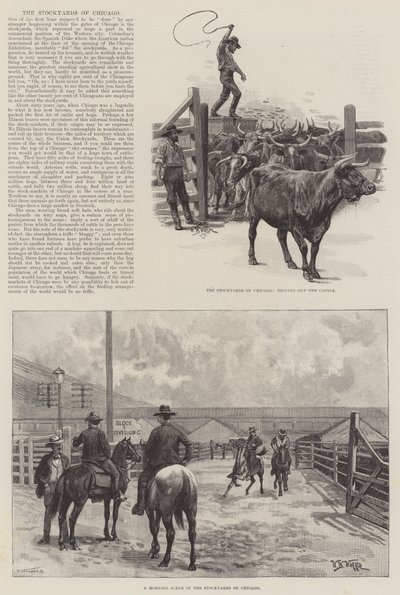The Stockyards of Chicago by William Barnes Wollen